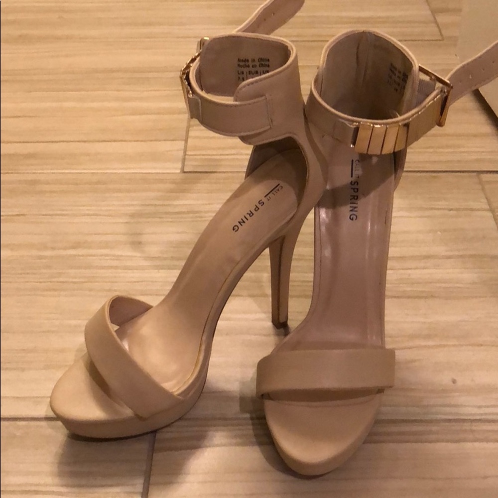 Spring neutral stilettos